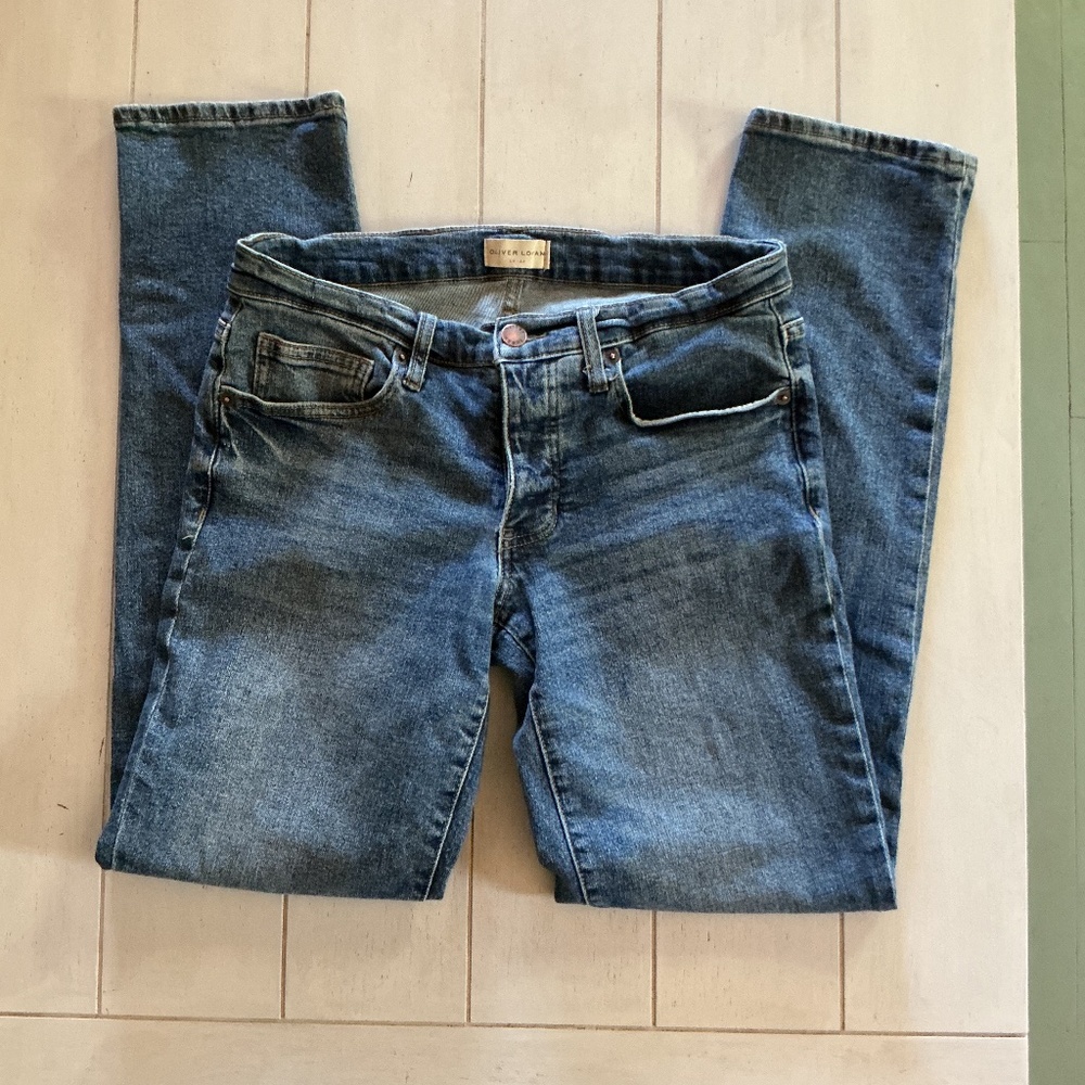 Oliver Logan Chester Slim Straight Blue Jeans 26